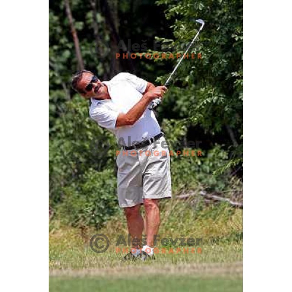 Danilo Daneu at golf tournament of Slovenian- Italian Friendship, played in Lipica 12.7.2008. Photo by Ales Fevzer 