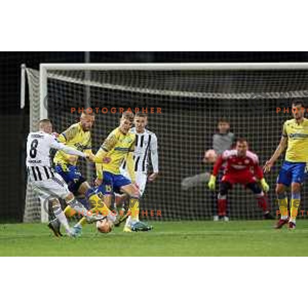 Luka Bobicanec in action during Prva Liga Telemach 2022-2023 football match between Koper and Mura at Bonifika Arena in Koper, Slovenia on November 30, 2022