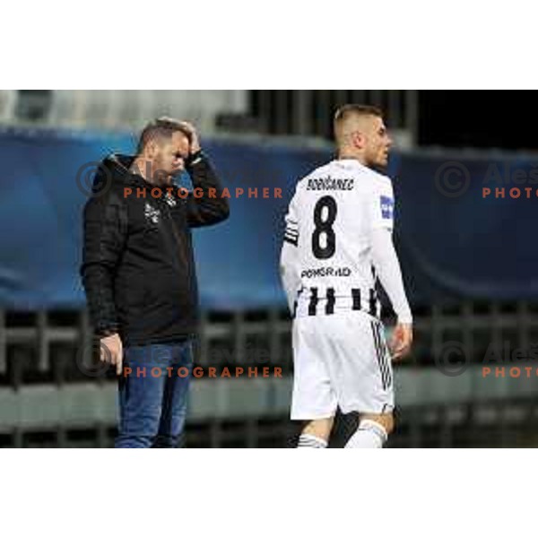 Damir Contala during Prva Liga Telemach 2022-2023 football match between Koper and Mura at Bonifika Arena in Koper, Slovenia on November 30, 2022