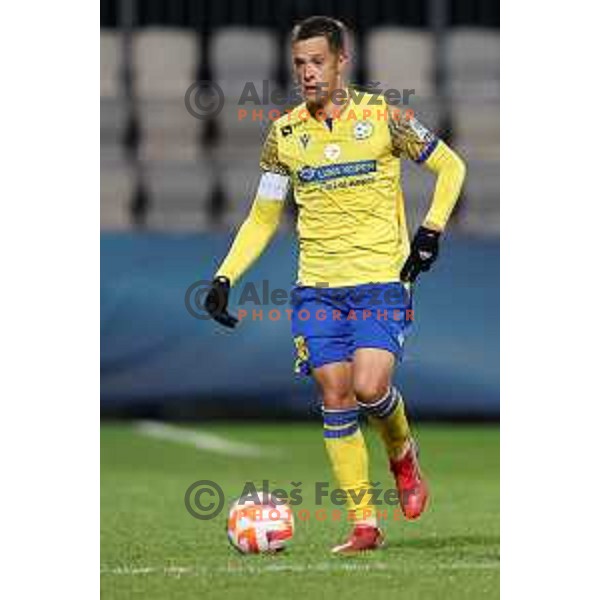 Matej Palcic in action during Prva Liga Telemach 2022-2023 football match between Koper and Mura at Bonifika Arena in Koper, Slovenia on November 30, 2022