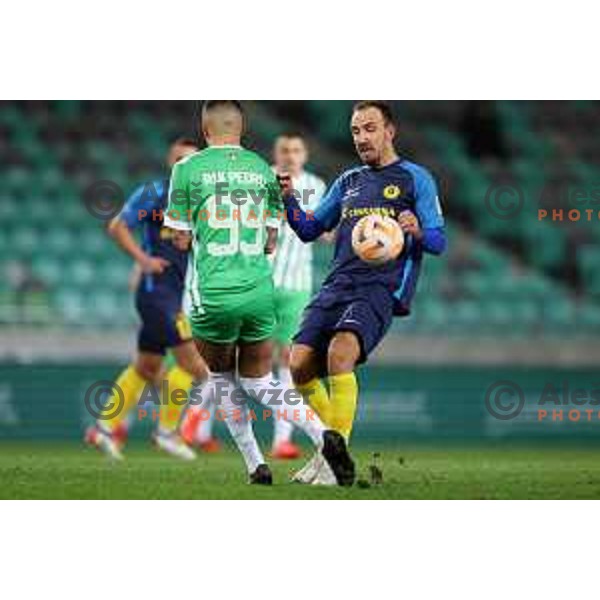 Denis Popovic of Celje in action during Prva Liga Telemach 2022-2023 football match between Olimpija and Celje in SRC Stozice, Ljubljana, Slovenia on December 1, 2022