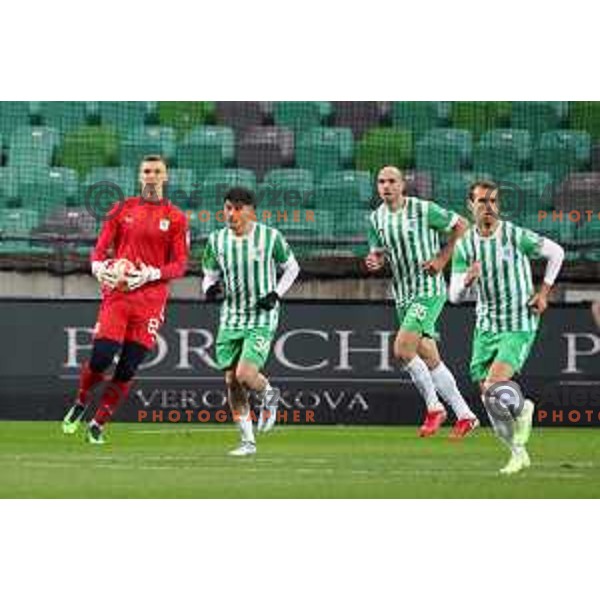 Matevz Vidovsek of Olimpija during Prva Liga Telemach 2022-2023 football match between Olimpija and Celje in SRC Stozice, Ljubljana, Slovenia on December 1, 2022 