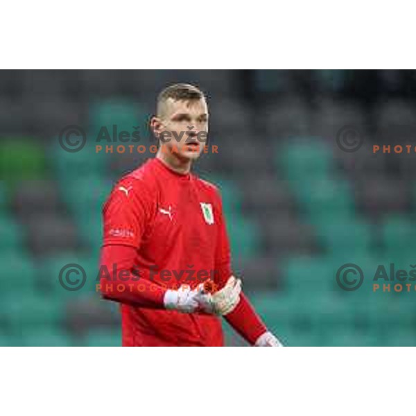 Matevz Vidovsek of Olimpija during Prva Liga Telemach 2022-2023 football match between Olimpija and Celje in SRC Stozice, Ljubljana, Slovenia on December 1, 2022 