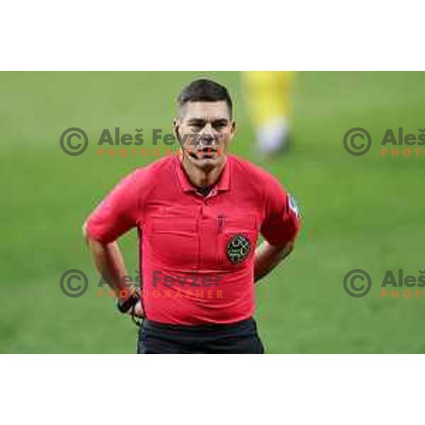 Referee Roberto Ponis during Prva Liga Telemach 2022-2023 football match between Olimpija and Celje in SRC Stozice, Ljubljana, Slovenia on December 1, 2022