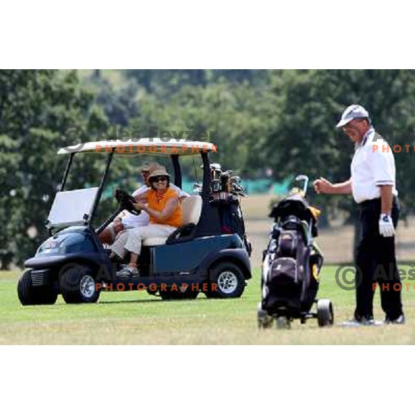 Dada Brejc at golf tournament of Slovenian- Italian Friendship, played in Lipica 12.7.2008. Photo by Ales Fevzer 