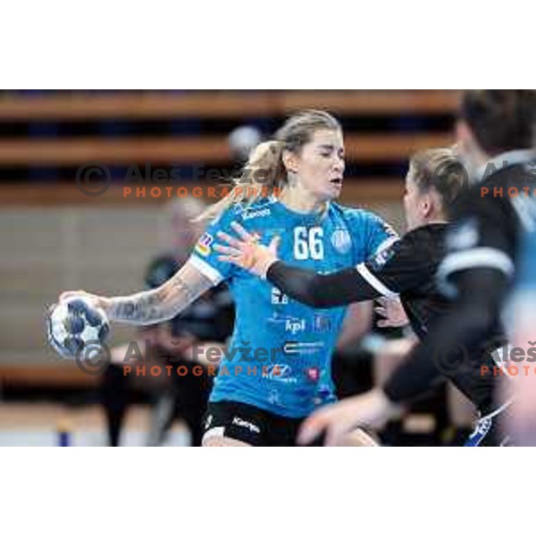 Aleksandra Rosiak in action during EHF Champions league Women handball match between Krim Mercator (SLO) and Odense (DEN) in Ljubljana, Slovenia on December 4, 2022 