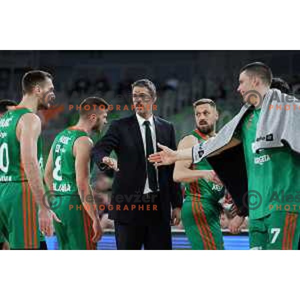 in action during 7days EuroCup 2022-2023 regular season match between Cedevita Olimpija (SLO) and Ratiopharm Ulm (GER) in Stozice Arena, Ljubljana, Slovenia on December 6, 2022