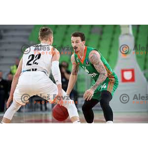 in action during 7days EuroCup 2022-2023 regular season match between Cedevita Olimpija (SLO) and Ratiopharm Ulm (GER) in Stozice Arena, Ljubljana, Slovenia on December 6, 2022