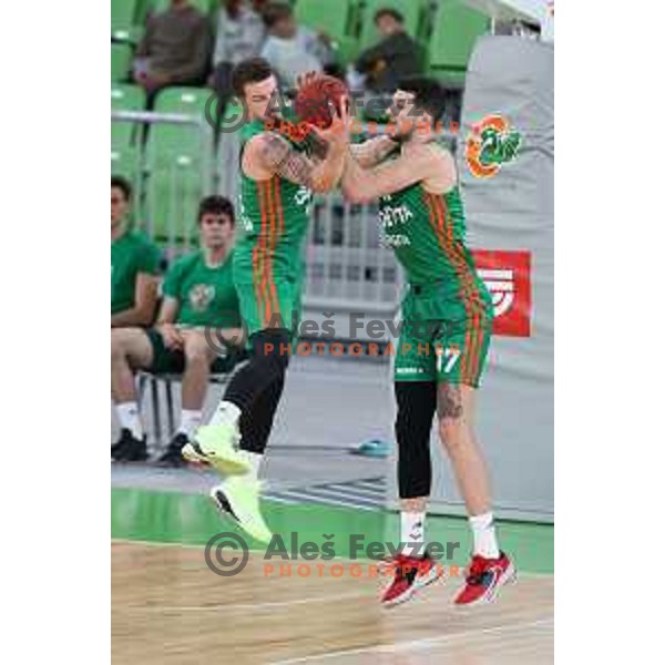 in action during 7days EuroCup 2022-2023 regular season match between Cedevita Olimpija (SLO) and Ratiopharm Ulm (GER) in Stozice Arena, Ljubljana, Slovenia on December 6, 2022