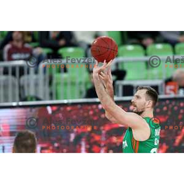 in action during 7days EuroCup 2022-2023 regular season match between Cedevita Olimpija (SLO) and Ratiopharm Ulm (GER) in Stozice Arena, Ljubljana, Slovenia on December 6, 2022