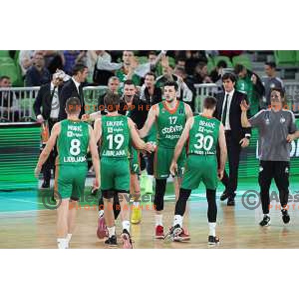 in action during 7days EuroCup 2022-2023 regular season match between Cedevita Olimpija (SLO) and Ratiopharm Ulm (GER) in Stozice Arena, Ljubljana, Slovenia on December 6, 2022