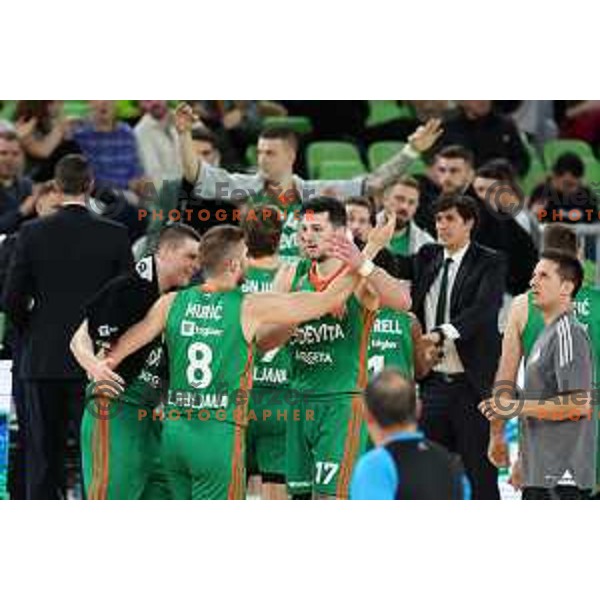 in action during 7days EuroCup 2022-2023 regular season match between Cedevita Olimpija (SLO) and Ratiopharm Ulm (GER) in Stozice Arena, Ljubljana, Slovenia on December 6, 2022