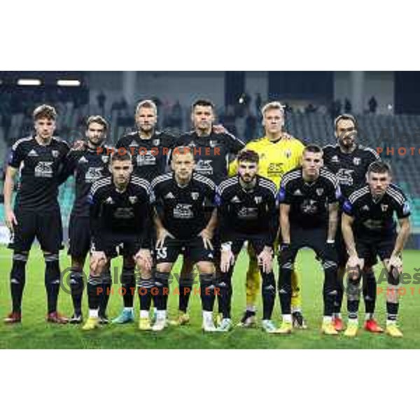 Team of Mura during Prva Liga Telemach 2022-2023 football match between Olimpija and Mura in SRC Stozice, Ljubljana, Slovenia on December 8, 2022