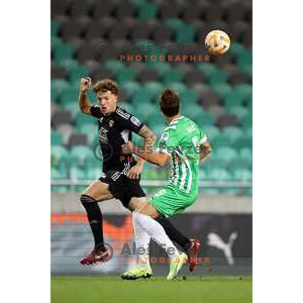 during Prva Liga Telemach 2022-2023 football match between Olimpija and Mura in SRC Stozice, Ljubljana, Slovenia on December 8, 2022