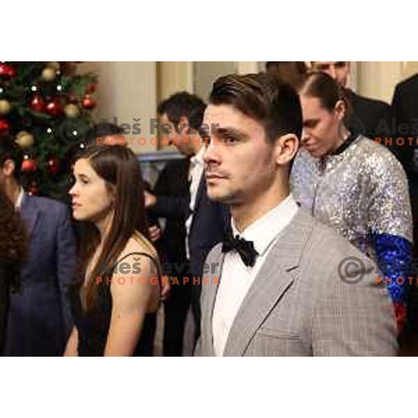 Tim Gajser at reception for best Slovenian Sportsman held by President of Slovenia in Ljubljana on December 13, 2022