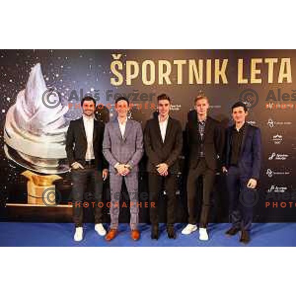 At reception for best Slovenian Sportsman 2022 in Cankarjev dom, Ljubljana, Slovenia on December 13, 2022