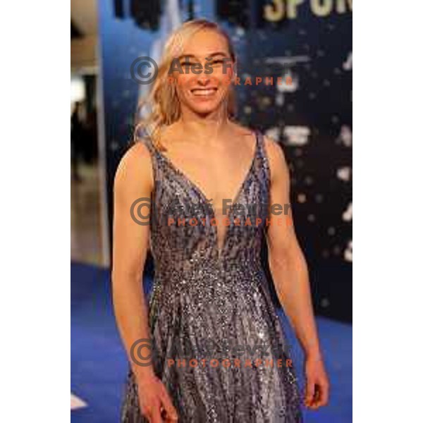 Janja Garnbret at reception for best Slovenian Sportsman 2022 in Cankarjev dom, Ljubljana, Slovenia on December 13, 2022