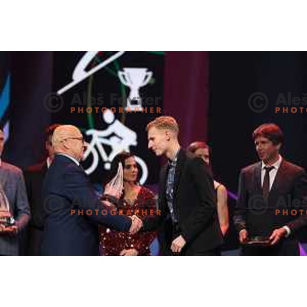 Slovenian Sports Press Gala night with awards for Best Slovenian Sportsman 2022 in Cankarjev dom, Ljubljana, Slovenia on December 13, 2022