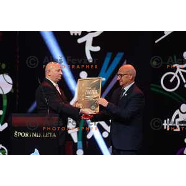 Slovenian Sports Press Gala night with awards for Best Slovenian Sportsman 2022 in Cankarjev dom, Ljubljana, Slovenia on December 13, 2022