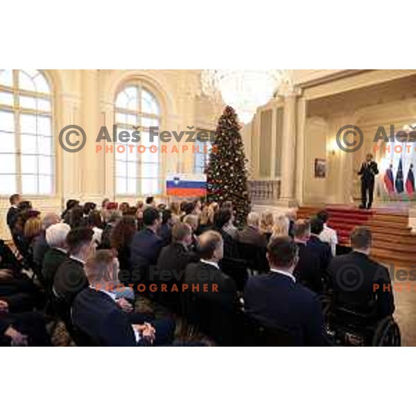 Slovenian Sports Press Gala night with awards for Best Slovenian Sportsman 2022 in Cankarjev dom, Ljubljana, Slovenia on December 13, 2022