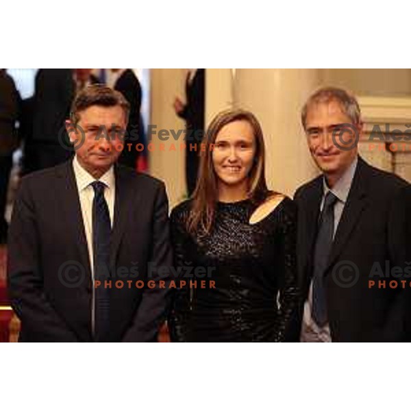 Pia Babnik at Slovenian Sports Press Gala night with awards for Best Slovenian Sportsman 2022 in Cankarjev dom, Ljubljana, Slovenia on December 13, 2022