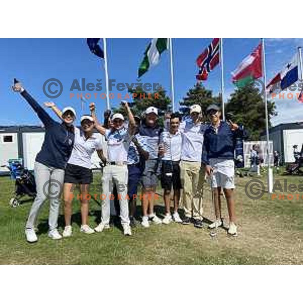 Junior Open, Monifieth golf course, Dundee, Scotland on July 10, 2022