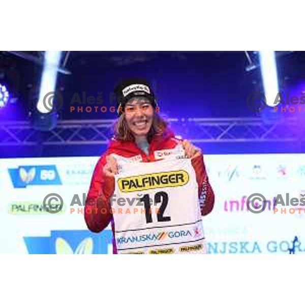 of AUDI FIS Ski World Cup Giant Slalom for 59.Golden Fox Zlata Lisica in Kranjska Gora, Slovenia on January 7, 2023