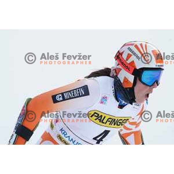 of AUDI FIS Ski World Cup Giant Slalom for 59.Golden Fox Zlata Lisica in Kranjska Gora, Slovenia on January 8, 2023