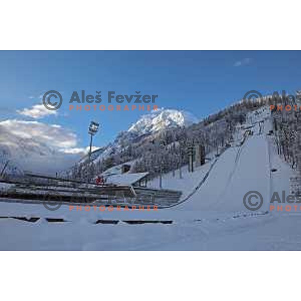 European Youth Olympic Festival competes in team event of women’s Ski Jumping in Planica, Slovenia during EYOF Tarvisio 2023 on January 25, 2023