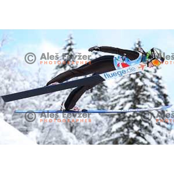 European Youth Olympic Festival competes in team event of women’s Ski Jumping in Planica, Slovenia during EYOF Tarvisio 2023 on January 25, 2023