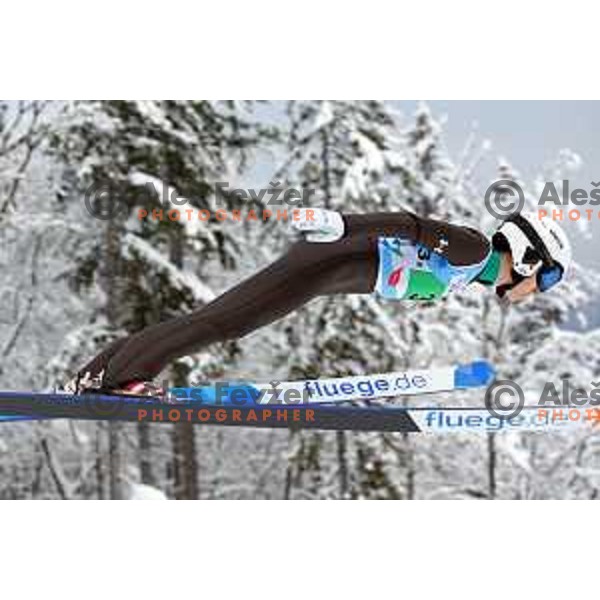 European Youth Olympic Festival competes in team event of women’s Ski Jumping in Planica, Slovenia during EYOF Tarvisio 2023 on January 25, 2023