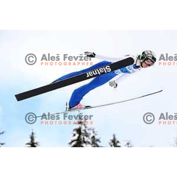 European Youth Olympic Festival competes in team event of women’s Ski Jumping in Planica, Slovenia during EYOF Tarvisio 2023 on January 25, 2023