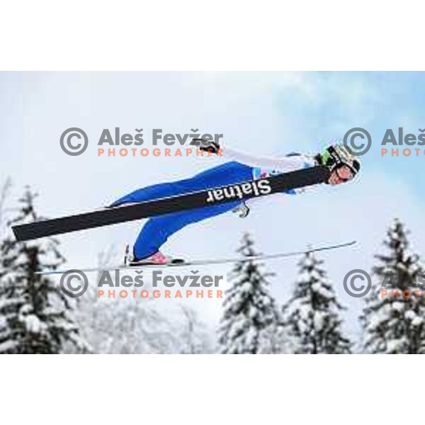 European Youth Olympic Festival competes in team event of women’s Ski Jumping in Planica, Slovenia during EYOF Tarvisio 2023 on January 25, 2023