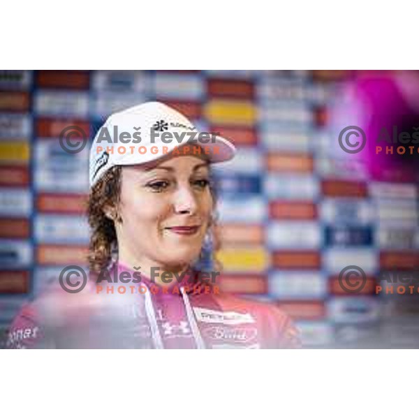 Ilka Stuhec during press conference in Hotel Arena, Maribor, Slovenia on January 26, 2023. Photo: Jure Banfi