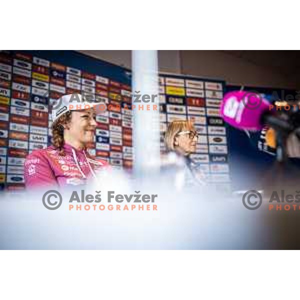 Ilka Stuhec during press conference in Hotel Arena, Maribor, Slovenia on January 26, 2023. Photo: Jure Banfi
