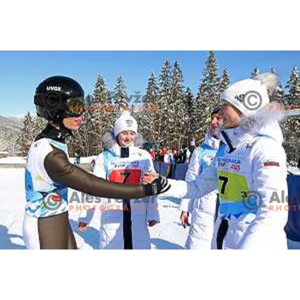(SLO) competes at European Youth Olympic Festival in Ski jumping mix team event in Planica during EYOF Tarvisio 2023 on January 27, 2023