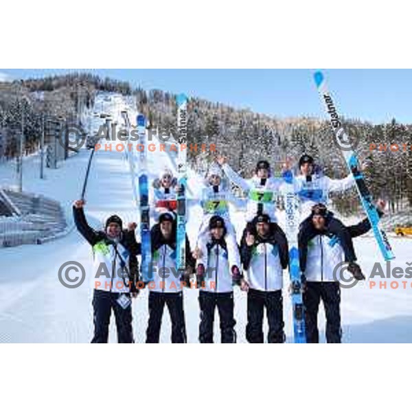European Youth Olympic Festival in Ski jumping mix team event in Planica during EYOF Tarvisio 2023 on January 27, 2023