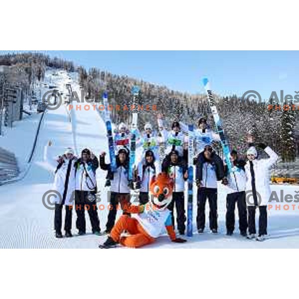 European Youth Olympic Festival in Ski jumping mix team event in Planica during EYOF Tarvisio 2023 on January 27, 2023