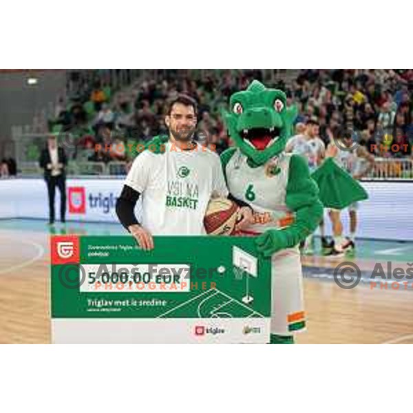 ABA league 2022-2033 regular season match between Cedevita Olimpija and Buducnost in Ljubljana, Slovenia on January 29, 2023