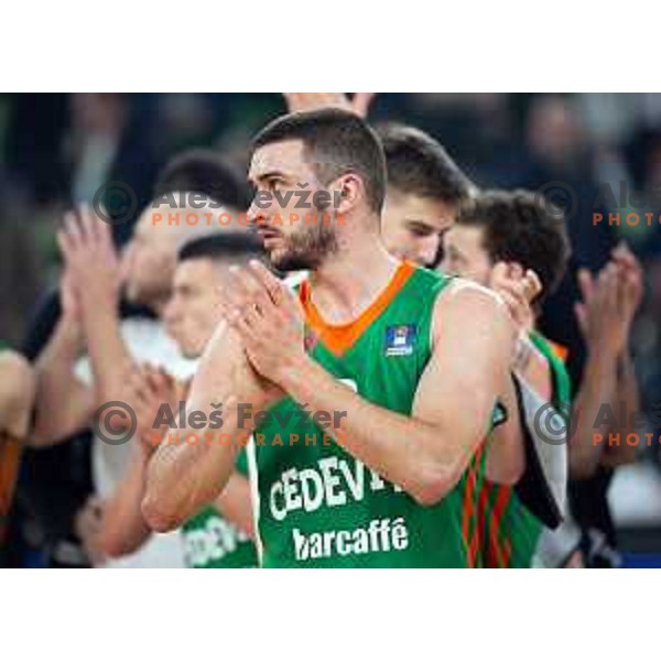 ABA league 2022-2033 regular season match between Cedevita Olimpija and Buducnost in Ljubljana, Slovenia on January 29, 2023