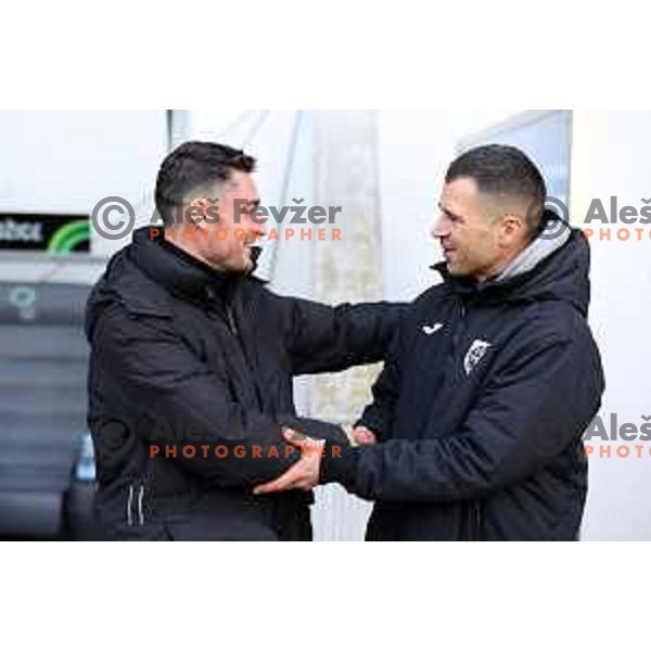 Of Olimpija during Prva Liga Telemach 2022-2023 football match between Olimpija and Bravo in SRC Stozice, Ljubljana, Slovenia on February 11, 2023