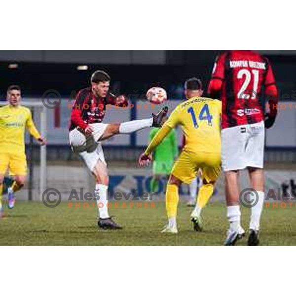 of Tabor Sezana during Prva Liga Telemach 2022-2023 football match between Domzale and Tabor Sezana in Sportni park Domzale, Domzale, Slovenia on February 12, 2023