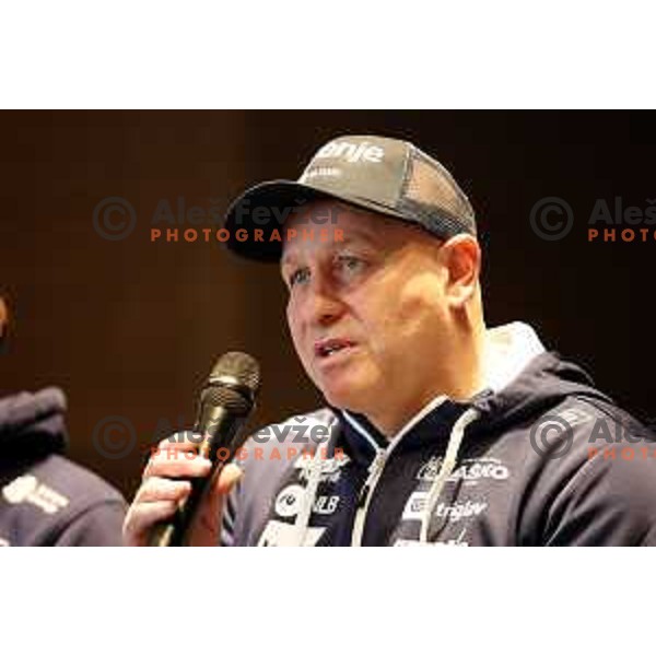 Goran Janus during presentation of Slovenia Nordic Ski team for World Championships Planica 2023 in Grand Plaza hotel, Ljubljana on February 15, 2023