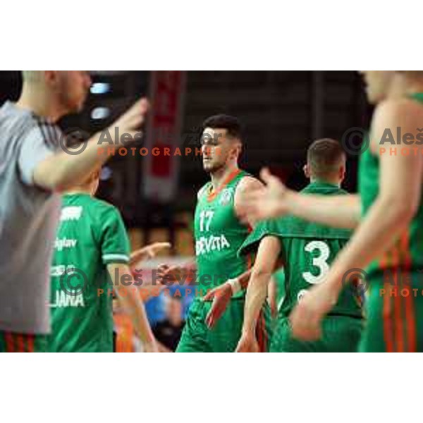 Action during the Final of Spar Cup between Helios Suns and Cedevita Olimpija in Lukna Hall, Maribor, Slovenia on February 17, 2023