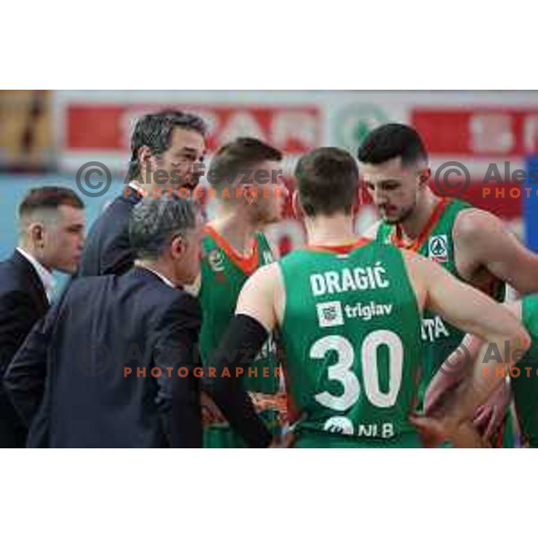 Action during the Final of Spar Cup between Helios Suns and Cedevita Olimpija in Lukna Hall, Maribor, Slovenia on February 17, 2023