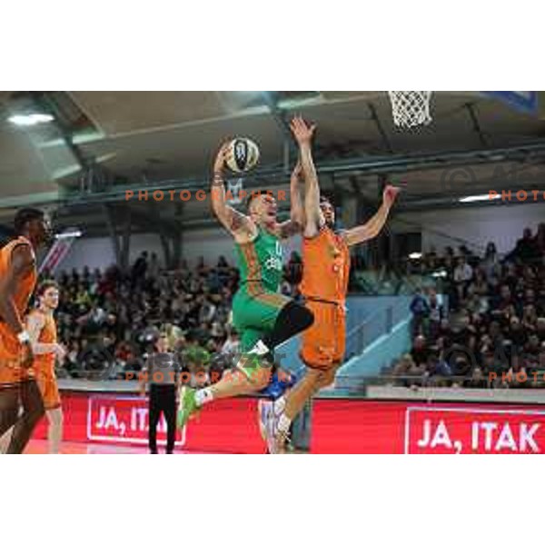 Action during the Final of Spar Cup between Helios Suns and Cedevita Olimpija in Lukna Hall, Maribor, Slovenia on February 17, 2023