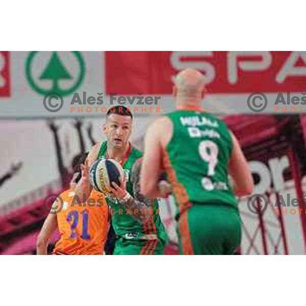 Action during the Final of Spar Cup between Helios Suns and Cedevita Olimpija in Lukna Hall, Maribor, Slovenia on February 17, 2023