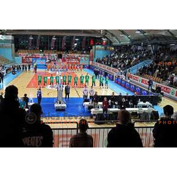 Action during the Final of Spar Cup between Helios Suns and Cedevita Olimpija in Lukna Hall, Maribor, Slovenia on February 17, 2023