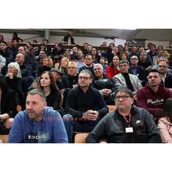 Action during the Final of Spar Cup between Helios Suns and Cedevita Olimpija in Lukna Hall, Maribor, Slovenia on February 17, 2023