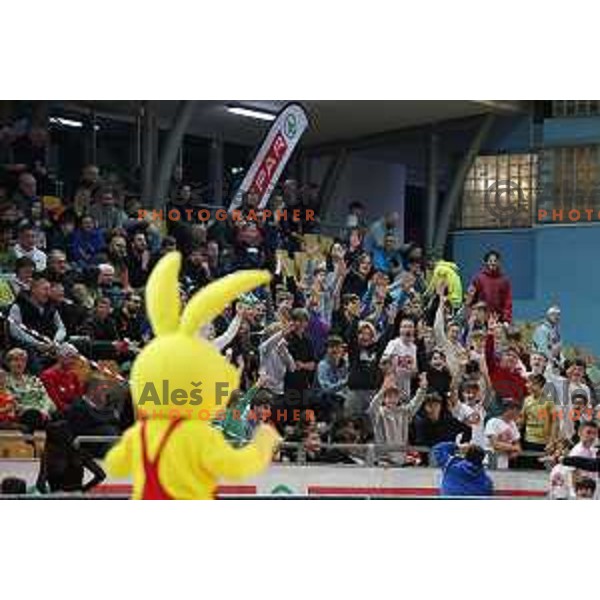 Action during the Final of Spar Cup between Helios Suns and Cedevita Olimpija in Lukna Hall, Maribor, Slovenia on February 17, 2023
